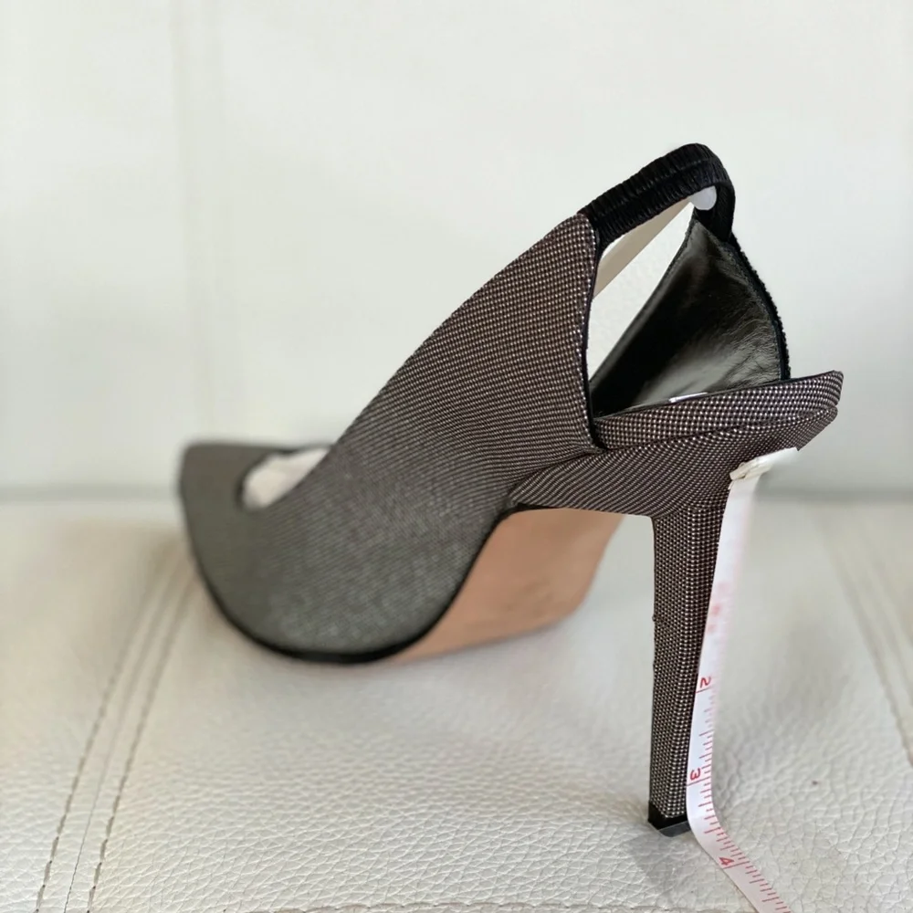 Calvin Klein Collection Slingback Black/Silver - Size 40 / 9